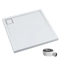 Duschwanne Duschtasse Viereck 80x80 cm Omega + Siphon (id: 2180)