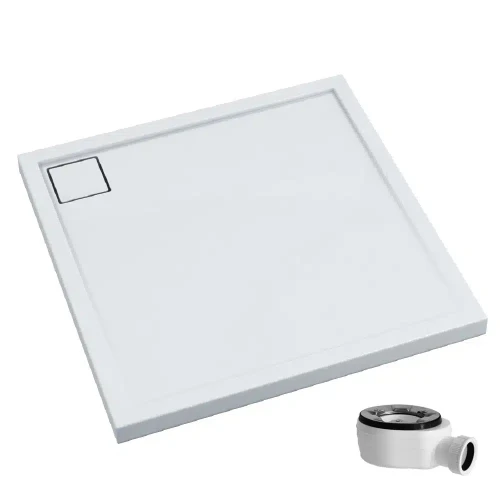 Duschwanne Duschtasse Viereck 80x80 cm Omega + Siphon (id: 2180)