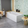 Badewanne Acrylwanne Rechteck Tami Antirutsch 180x80 cm + Antirutschoberfläche (id: 2188)