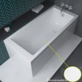Badewanne Acrylwanne Rechteck Tami Antirutsch 180x80 cm + Antirutschoberfläche (id: 2188)
