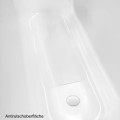 Badewanne Acrylwanne Rechteck Tami Antirutsch 180x80 cm + Antirutschoberfläche (id: 2188)