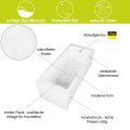 Badewanne Rechteck Tami 140x70 cm Antirutsch Acrylwanne + Siphon Viega (id: 2189)