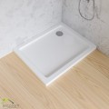 Duschwanne Duschtasse 80 x 90 x 12,5 cm Lupo Duschplatte + Siphon (id: 2190)