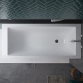 Badewanne Rechteck Tami 150x70 cm Antirutsch Acrylwanne + Siphon Viega (id: 2191)
