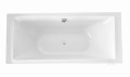 große Badewanne Tami 200x90 cm Kissen Sole Acrylwanne Rechteck (id: 2204)