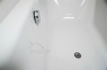große Badewanne Tami 200x90 cm Kissen Sole Acrylwanne Rechteck (id: 2204)