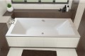 große Badewanne Tami 200x90 cm Kissen Sole Acrylwanne Rechteck (id: 2204)
