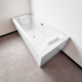 große Badewanne Tami 200x90 cm Kissen Sole Acrylwanne Rechteck (id: 2204)