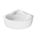 Badewanne Bala 140x140 cm Antirutsch Eckwanne Acrylwanne + Siphon Viega (id: 2209)