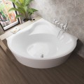 Badewanne Bala 140x140 cm Antirutsch Eckwanne Acrylwanne + Siphon Viega (id: 2209)