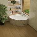 Badewanne Bala 140x140 cm Antirutsch Eckwanne Acrylwanne + Siphon Viega (id: 2209)