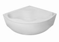 Badewanne Selma 150x150 cm Antirutsch Eckwanne Acrylwanne + Siphon Viega ) (id: 2213)