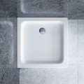 Duschwanne 90x90 cm Antirutschoberfläche Tim2 Höhe 15 cm Duschtasse Brausewanne + Siphon (id: 2215)