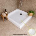 Duschwanne 90x90 cm Antirutschoberfläche Tim2 Höhe 15 cm Duschtasse Brausewanne + Siphon (id: 2215)