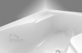 Badewanne Eckwanne Wela 150x100 cm rechts Ablage Bambus Thermobadewanne Isolierung Acrylwanne + Siphon Viega (id: 2220)