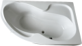 Badewanne Eckwanne Wela 170x100 cm rechts Ablage Bambus Thermobadewanne Isolierung Acrylwanne + Siphon Viega (id: 2222)