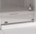 WALK IN Duschwand Duschabtrennung 90-140 cm Vayo Duschkabine Glas Dusche Schiebetür Chrom (id: 2223)