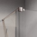 WALK IN Duschwand Duschabtrennung 90-140 cm Vayo Duschkabine Glas Dusche Schiebetür Chrom (id: 2223)