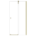 WALK IN Duschwand Duschabtrennung 90-140 cm Vayo Duschkabine Glas Dusche Schiebetür Gold (id: 2224)