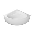 Badewanne Eckwanne Dina 140 x 140 cm Antirusch Acrylwanne + Siphon Viega (id: 2226)