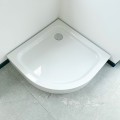 SET Duschkabine 80 x 80 cm Azul + Duschwanne Brausewanne Ben Viertelkreis Dusche (id: 2231)