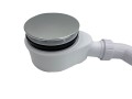 Duschwanne Dusche 80x80 cm Duschtasse Sense Viertelkreis flach + Siphon (id: 2237)
