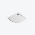 Duschwanne Dusche 80x80 cm Duschtasse Sense Viertelkreis flach + Siphon (id: 2237)