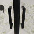 SET Duschkabine 80x80 cm Azul + Duschwanne Brausewanne Ben Viertelkreis Dusche (id: 2248)