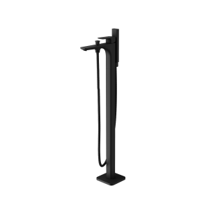 freistehende Standarmatur für Badewanne Wannenarmatur stehend Keria schwarz