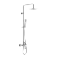 Set Duschsystem Handbrause Armatur Dusche Regendusche Stange Keria chrom (id: 2264)