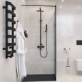 Set Duschsystem Handbrause Armatur Dusche Regendusche Stange Keria schwarz (id: 2265)