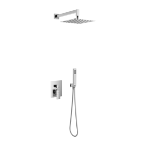 Unterputz Set Duschsystem Handbrause Armatur Dusche Regendusche Keria Chrom 