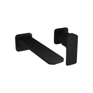 Waschtischarmatur Unterputz Armatur Badarmatur Keria schwarz Messing Griff 