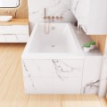 Badewanne Acrylwanne Tami Antirutsch 190x90 cm Rechteck + Antirutschoberfläche (id: 2275)