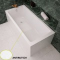 Badewanne Acrylwanne Tami Antirutsch 190x90 cm Rechteck + Antirutschoberfläche (id: 2275)