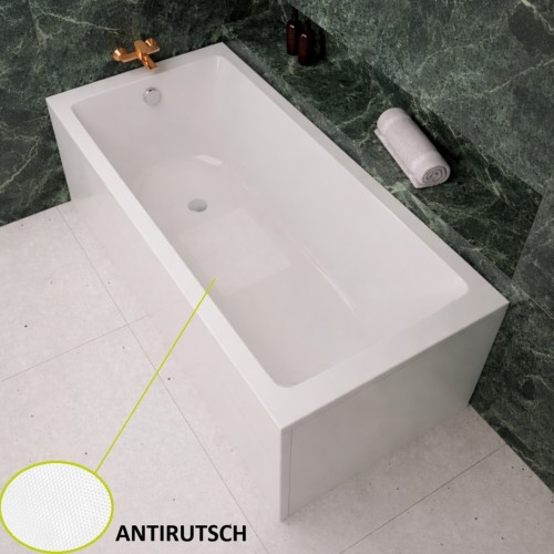 Badewanne Acrylwanne Tami Antirutsch 190x90 cm Rechteck + Antirutschoberfläche (id: 2275)