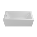Badewanne Acrylwanne Tami Antirutsch 190x90 cm Rechteck + Antirutschoberfläche (id: 2275)