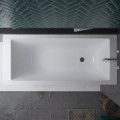 Badewanne Acrylwanne Tami Antirutsch 190x90 cm Rechteck + Antirutschoberfläche (id: 2275)