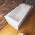 Badewanne Acrylwanne Tami Antirutsch 190x90 cm Rechteck + Antirutschoberfläche (id: 2275)