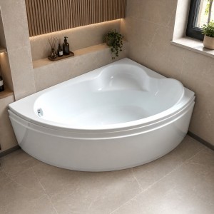 Badewanne Eckbadewanne Ada 140x90 cm rechts
