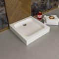 Duschwanne Duschtasse Brausewanne Tim 80 x 80 x 5 x 14 cm + Siphon (id: 2276)
