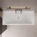 große Badewanne Tami 200x90 cm Antirutsch Acrylwanne Rechteck (id: 2278)