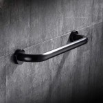 Haltegriff 30 cm Edelstahl Schwarz Duschgriff Handgriff Bad Haltestange Griff