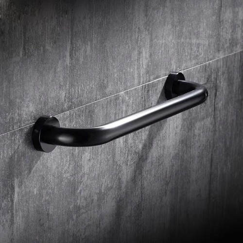 Haltegriff 30 cm Edelstahl Schwarz Duschgriff Handgriff Bad Haltestange Griff