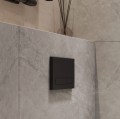 WC-Set Luqa Hänge WC Vorwandelement Unterputz Flaro Betätigungsplatte Schwarz Sitz soft close