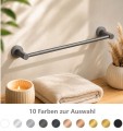 Handtuchhalter Wandhalter 40 cm Stange Messing gold black chrom Top Qualität (id: 2297)