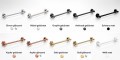 Handtuchhalter Wandhalter 60 cm Stange Messing gold black chrom Top Qualität (id: 2298)