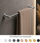 Handtuchhalter Wandhalter 60 cm Stange Messing gold black chrom Top Qualität 