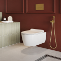 Hänge WC DOTO wandhängend 48 / 54 cm spülrandlos rimless WC Schüssel weiß Sitz