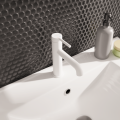 Waschtischarmatur Armatur Wasserhahn Badarmatur Delta Pi schwarz gold chrom TOP Qualität (id: 2300) weiß matt